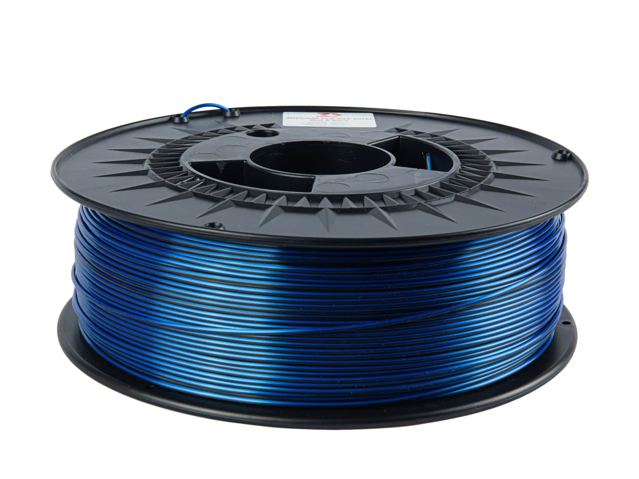 Filament pla silk dual colour černá/modrá